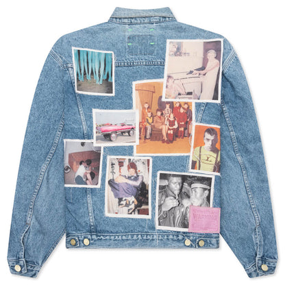 Portrait Denim Jacket - Multi