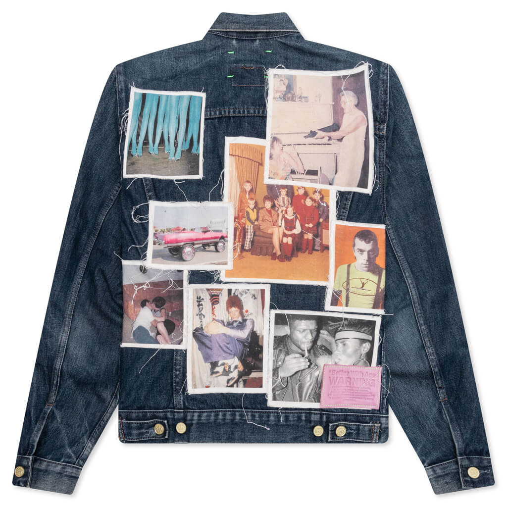 Portrait Denim Jacket - Multi