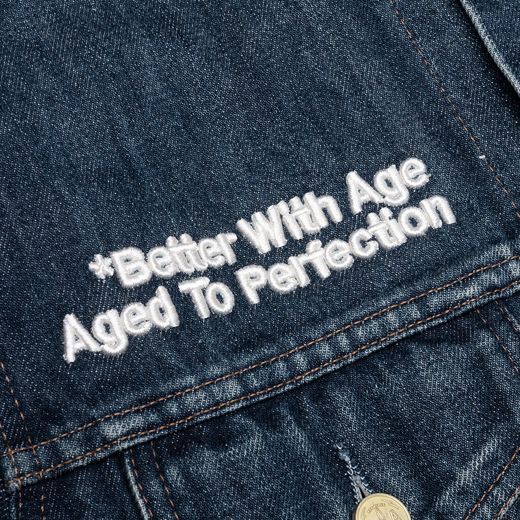 Portrait Denim Jacket - Multi