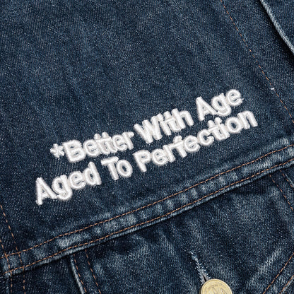 Portrait Denim Jacket - Multi