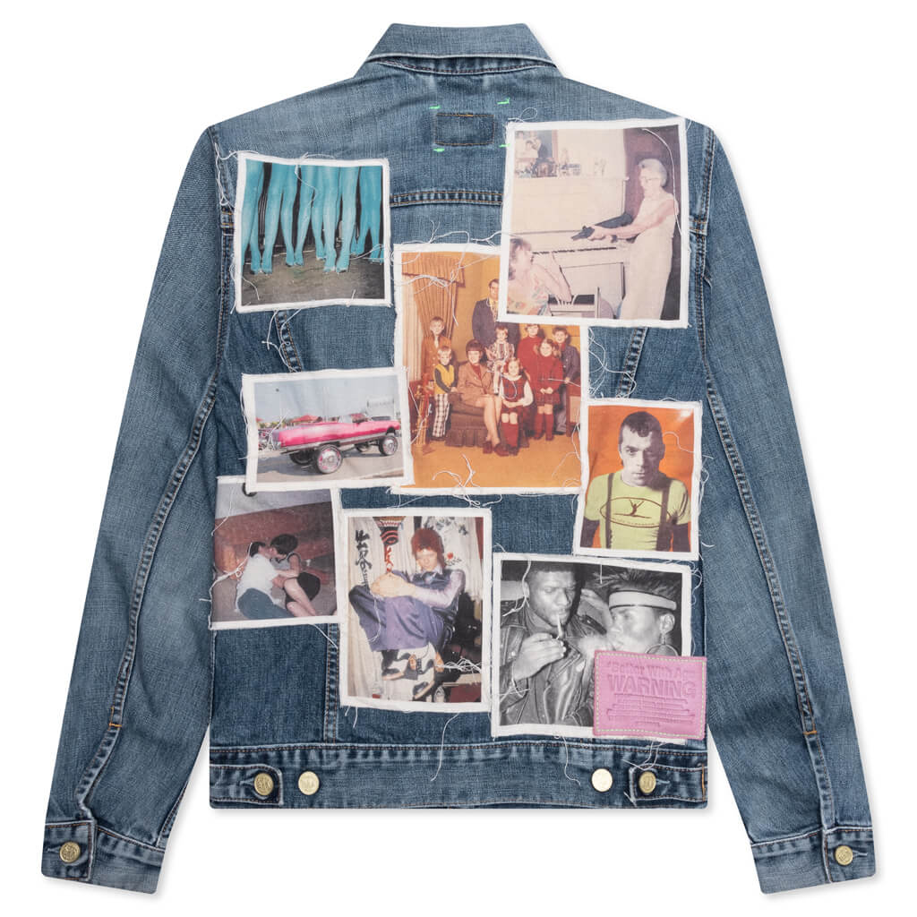 Portrait Denim Jacket - Multi