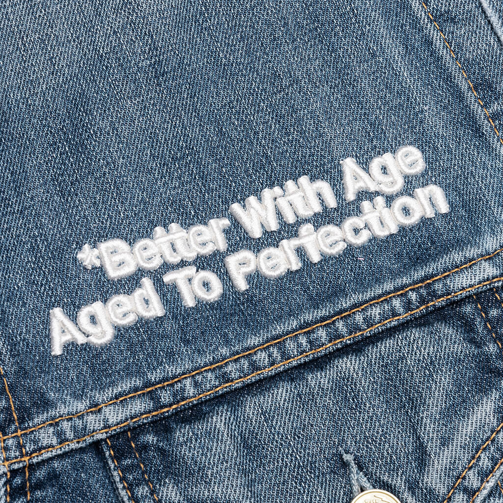 Portrait Denim Jacket - Multi