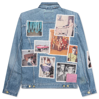 Portrait Denim Jacket - Multi