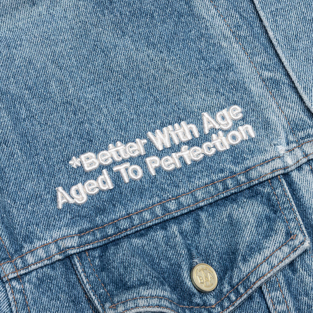 Portrait Denim Jacket - Multi