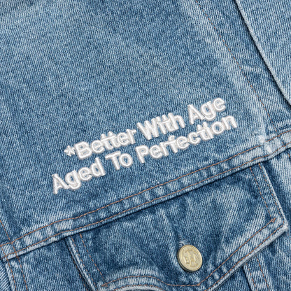 Portrait Denim Jacket - Multi
