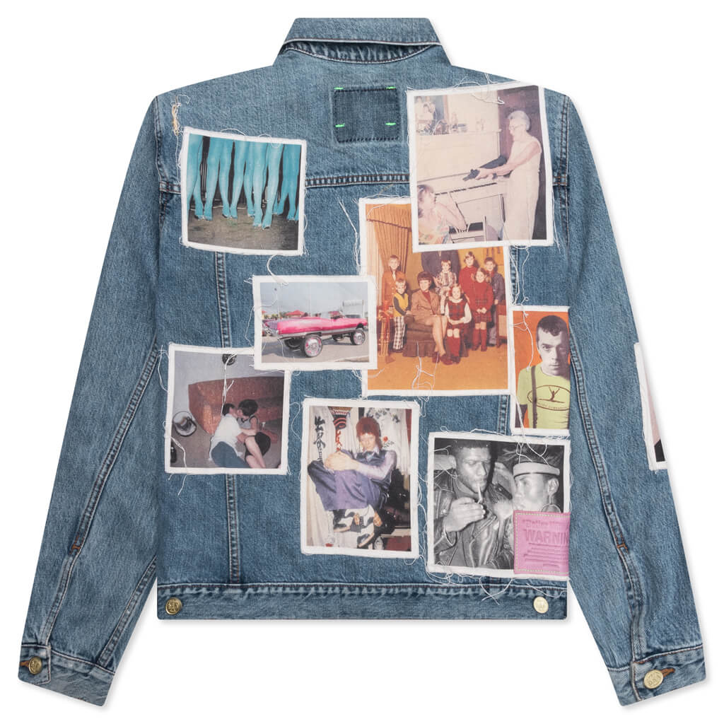 Portrait Denim Jacket - Multi