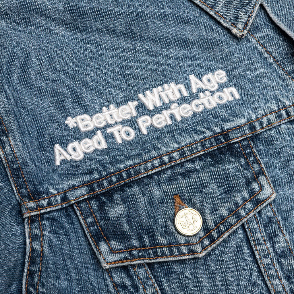 Portrait Denim Jacket - Multi