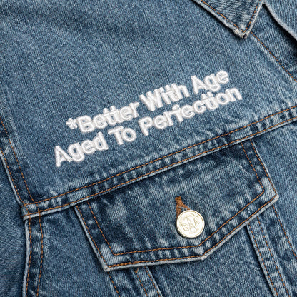 Portrait Denim Jacket - Multi