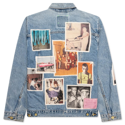 Portrait Denim Jacket - Multi