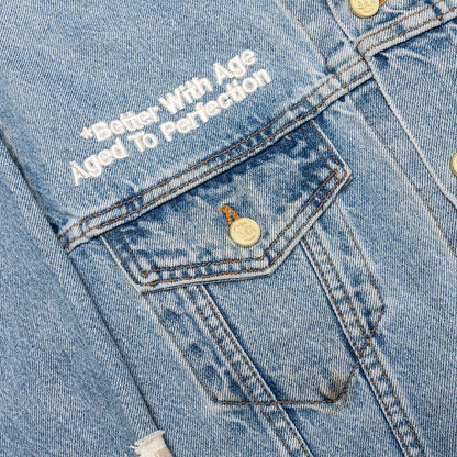 Portrait Denim Jacket - Multi