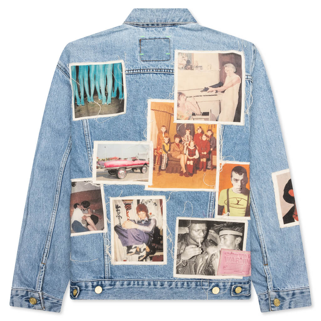 Portrait Denim Jacket - Multi
