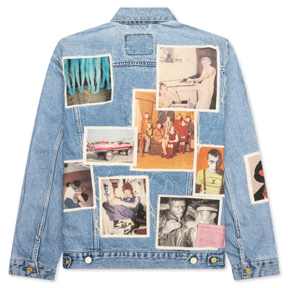 Portrait Denim Jacket - Multi