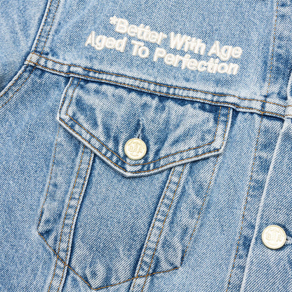 Portrait Denim Jacket - Multi