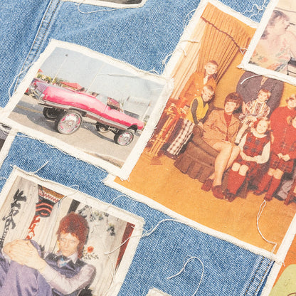 Portrait Denim Jacket - Multi