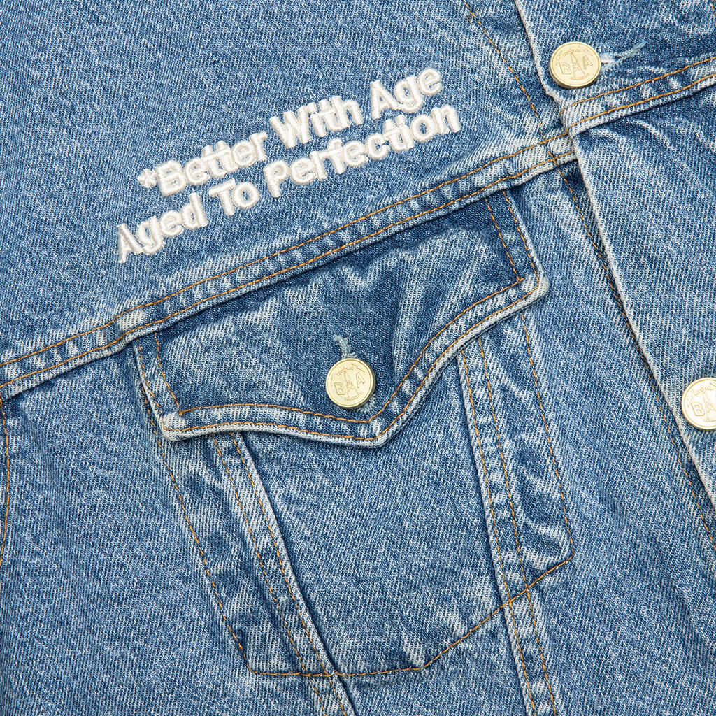 Portrait Denim Jacket - Multi