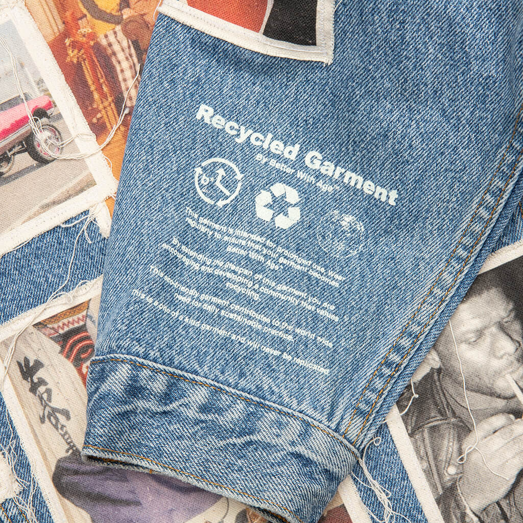Portrait Denim Jacket - Multi