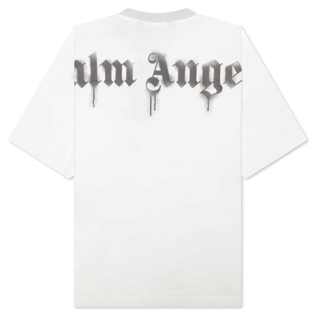 Portrait Pencil Over Tee - Off White/Grey