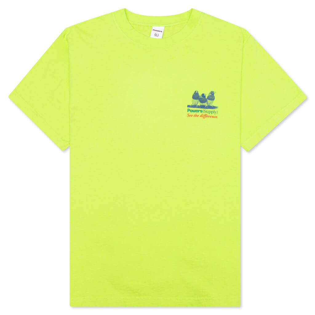 Bird S/S Tee - Dark Lime