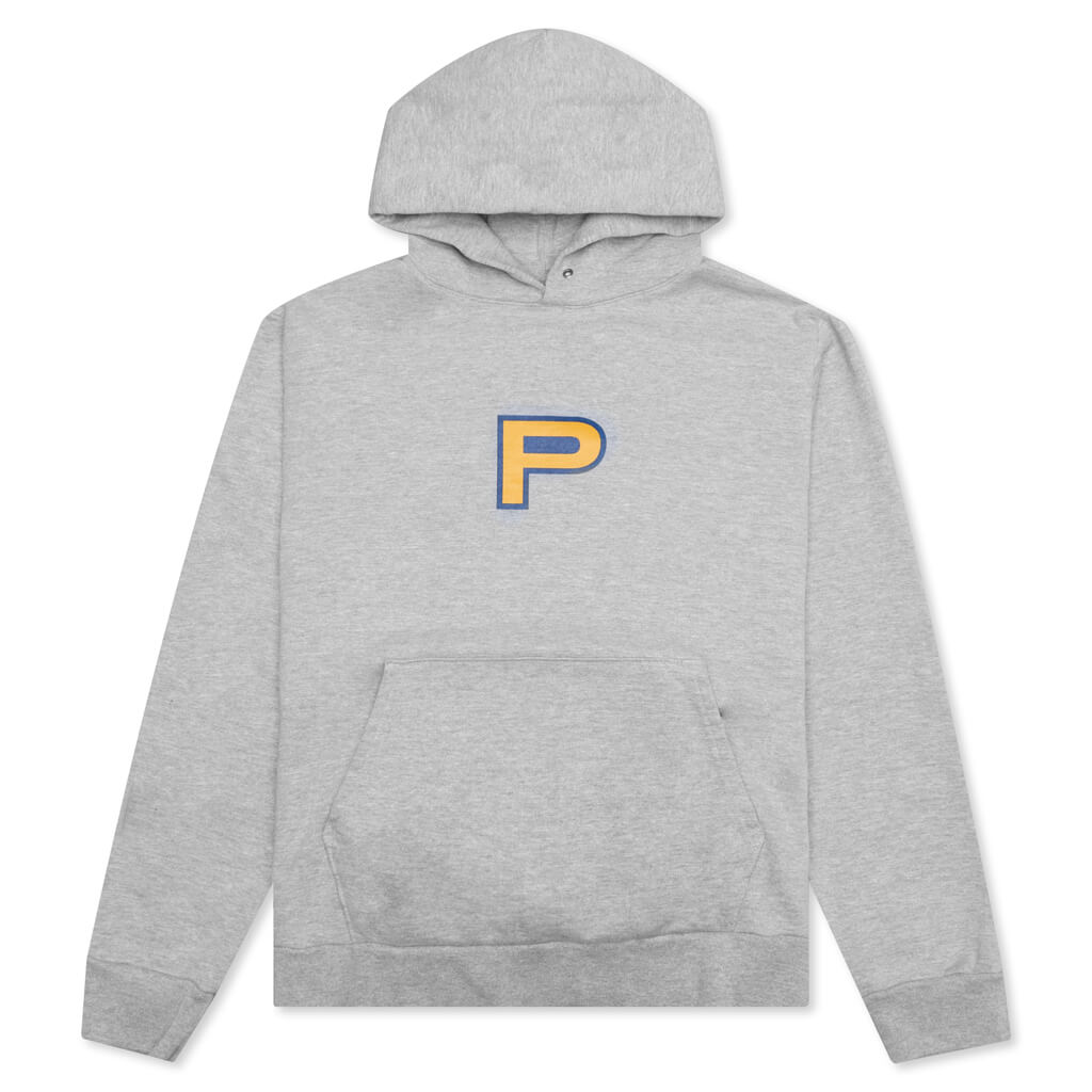Block "P" 5 Hoodie - Heather Grey