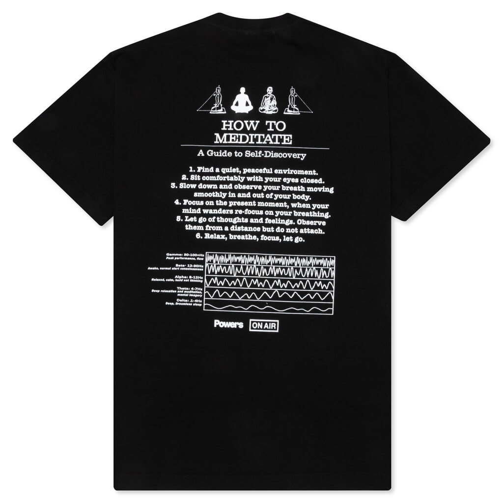 Meditation S/S Tee - Black