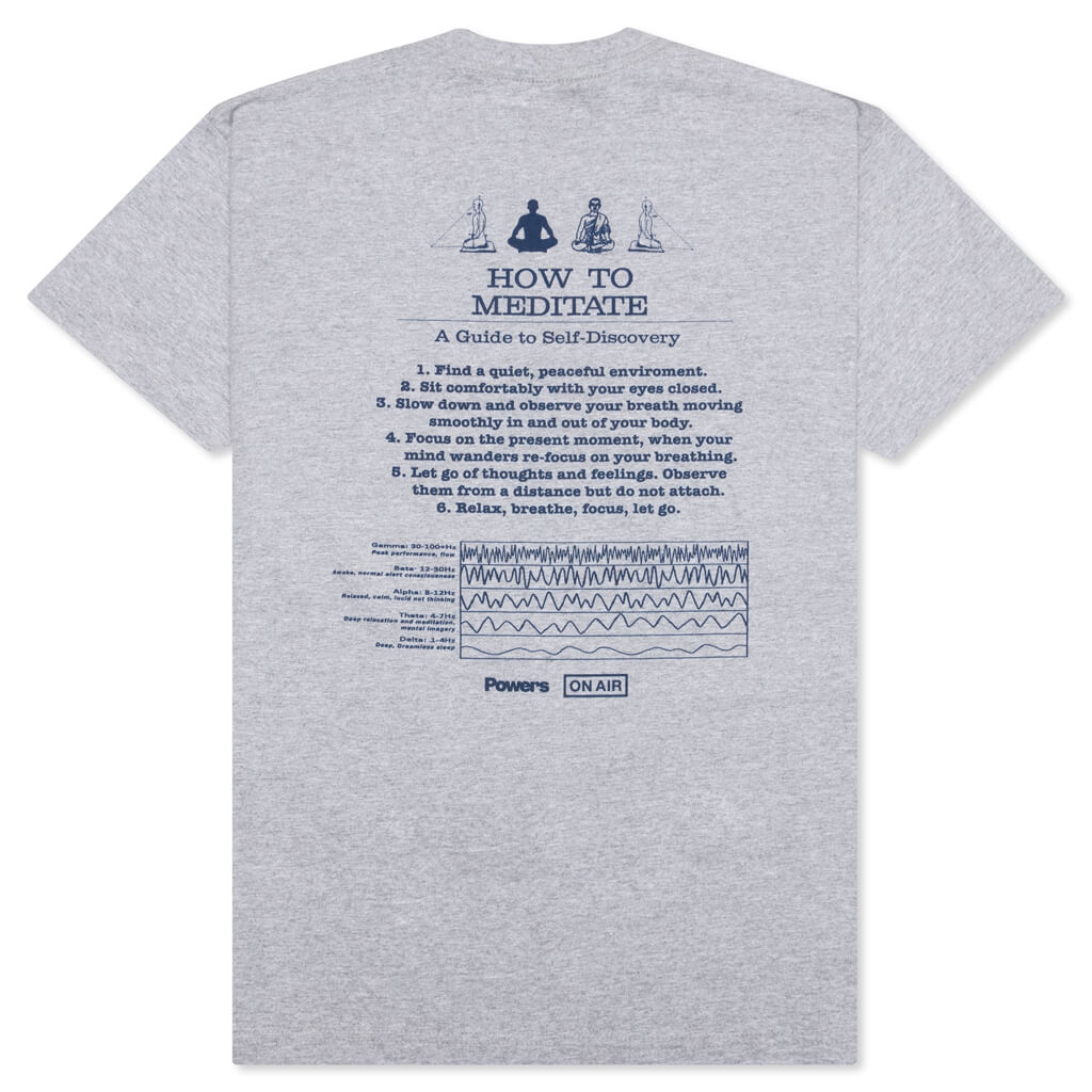 Meditation S/S Tee - Heather Grey