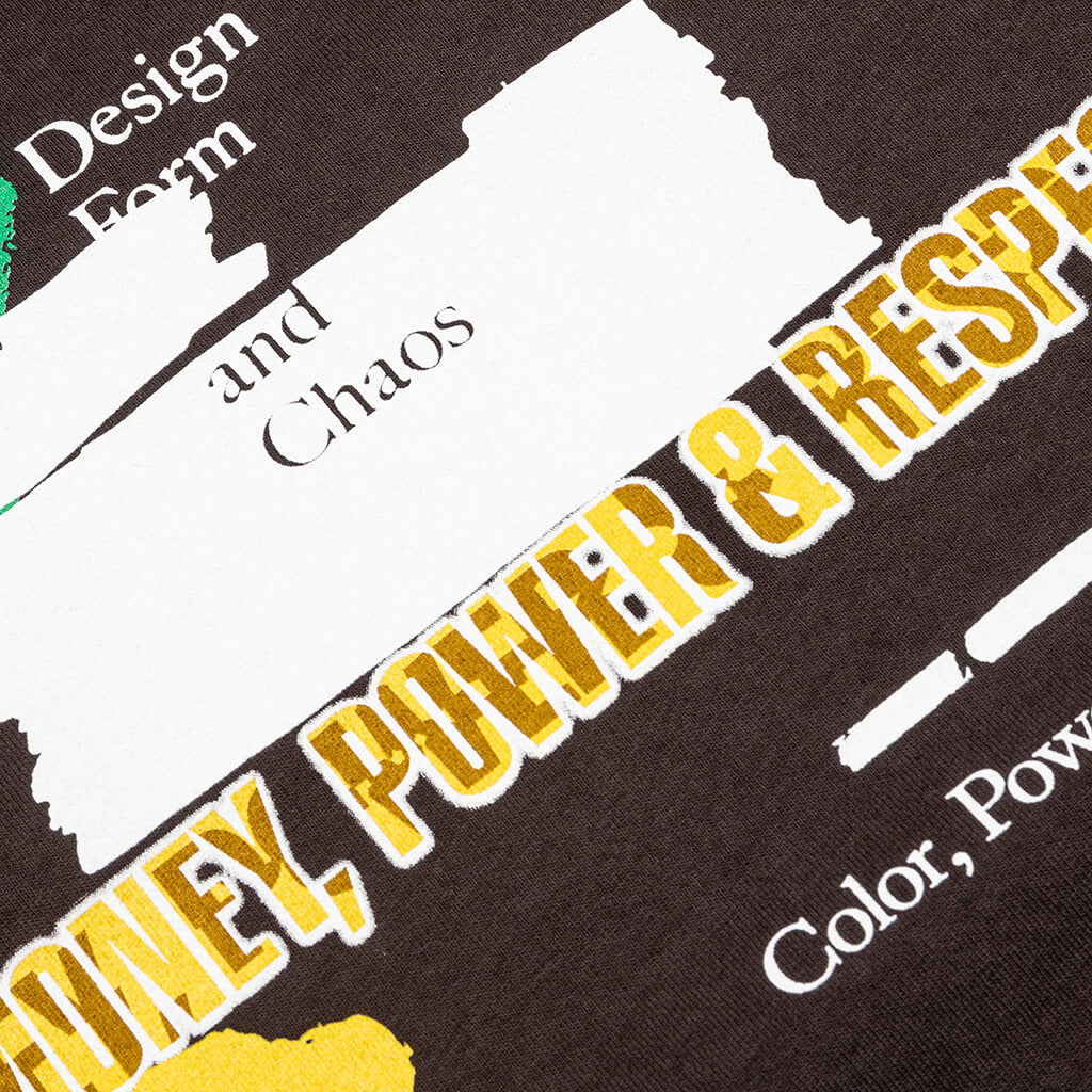 Money Power Respect S/S Tee - Chocolate