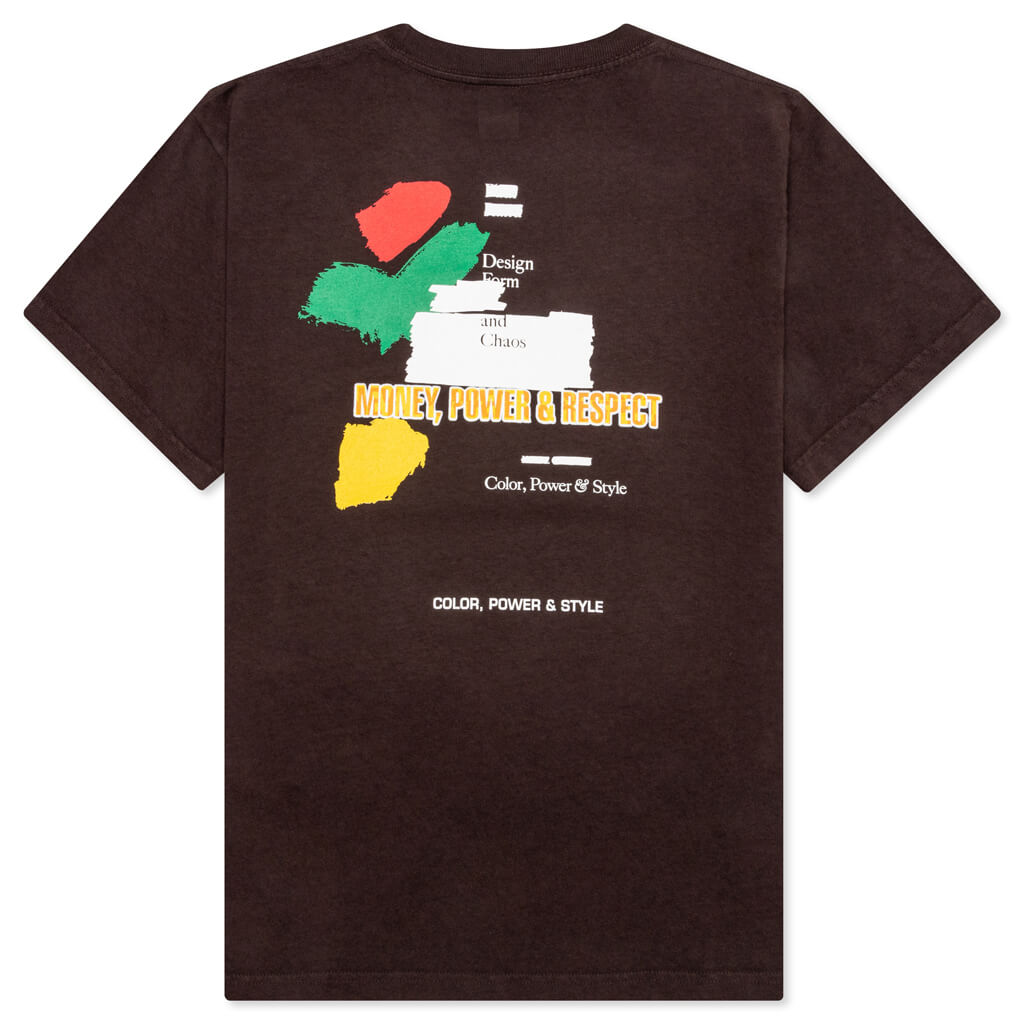 Money Power Respect S/S Tee - Chocolate