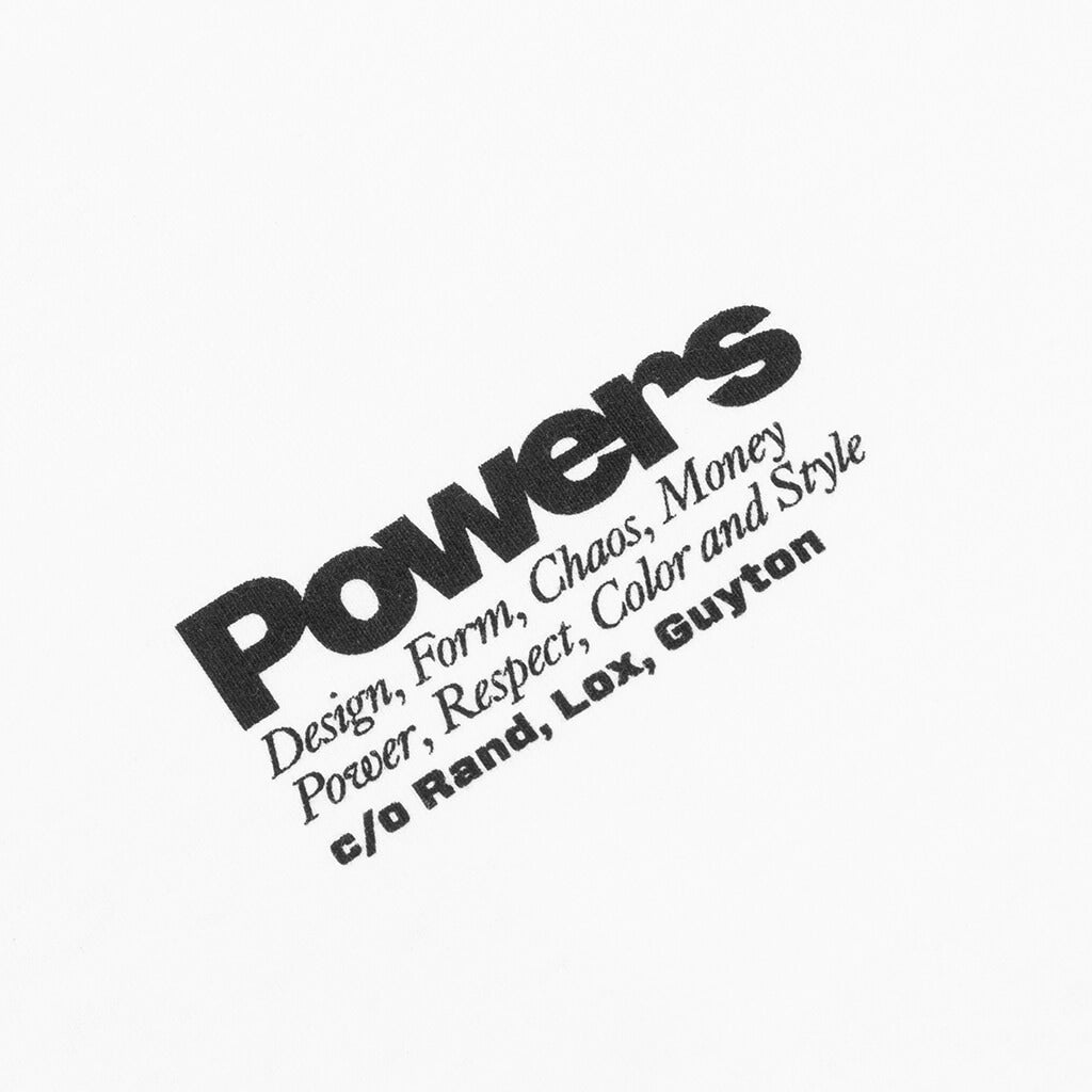Money Power Respect S/S Tee - White