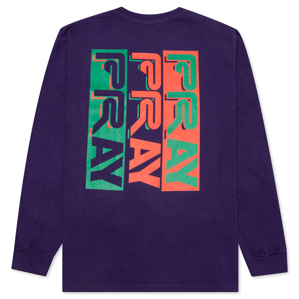 PRAYPRAYPRAY L/S Tee - Purple