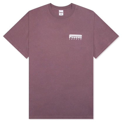 Pray Collage S/S Tee - Muted Plum