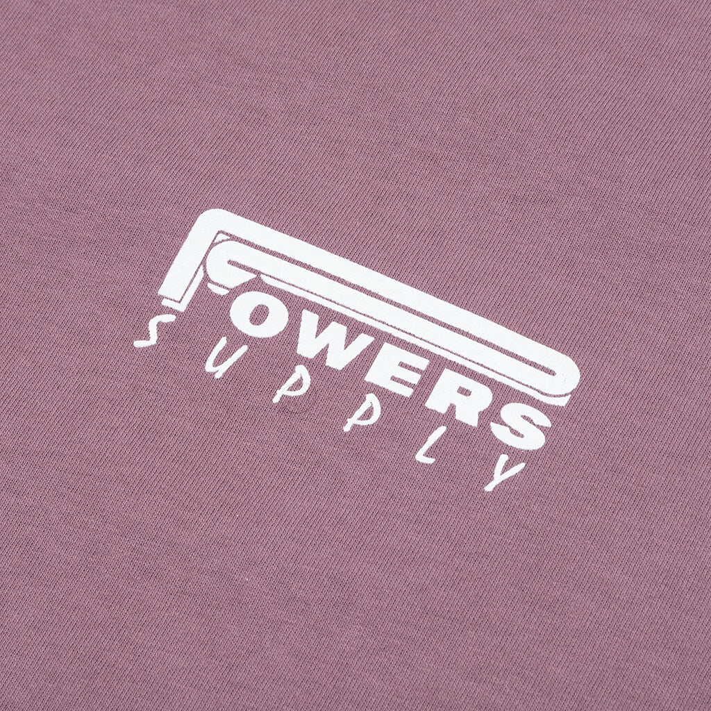 Pray Collage S/S Tee - Muted Plum
