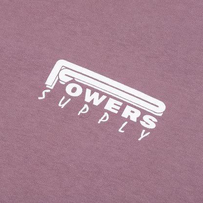 Pray Collage S/S Tee - Muted Plum