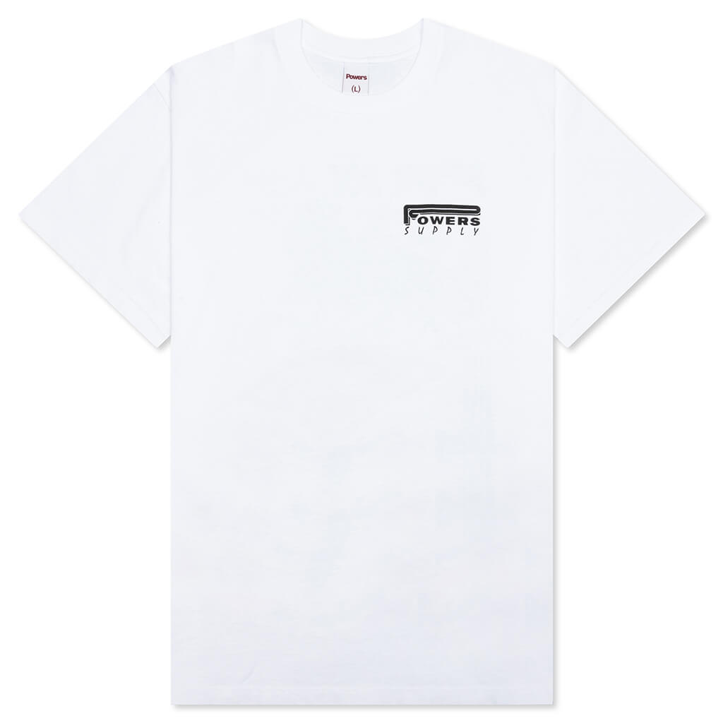 Pray Collage S/S Tee - White
