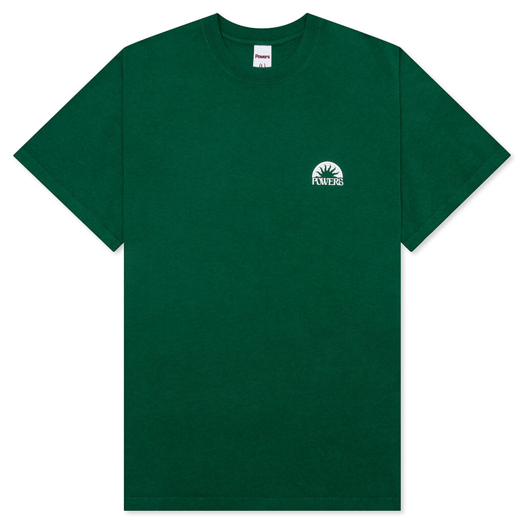 Sun S/S Tee - Dark Green