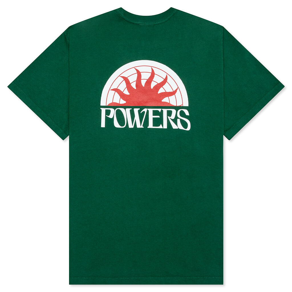 Sun S/S Tee - Dark Green