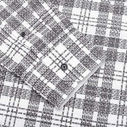 Plaid Logo Shirt - White