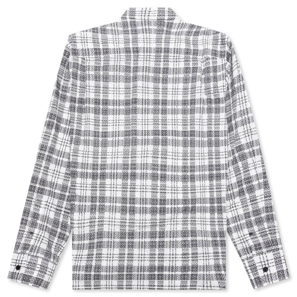 Plaid Logo Shirt - White
