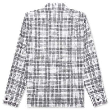 Plaid Logo Shirt - White