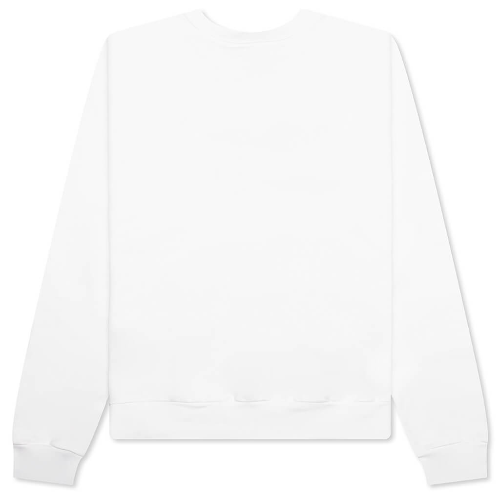 Scribble Printed Sweatshirt - Natural White