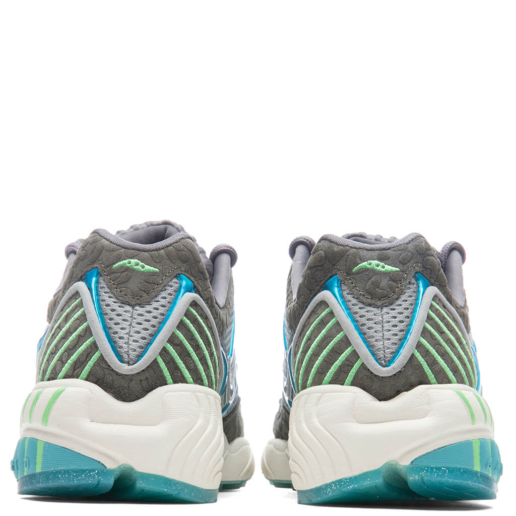 Saucony x FRESH RAGS Grid Web 'Manatee' - Grey/Blue