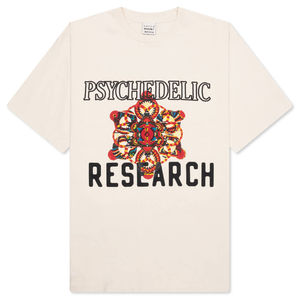 Psychedelic Research T-shirt - Natural