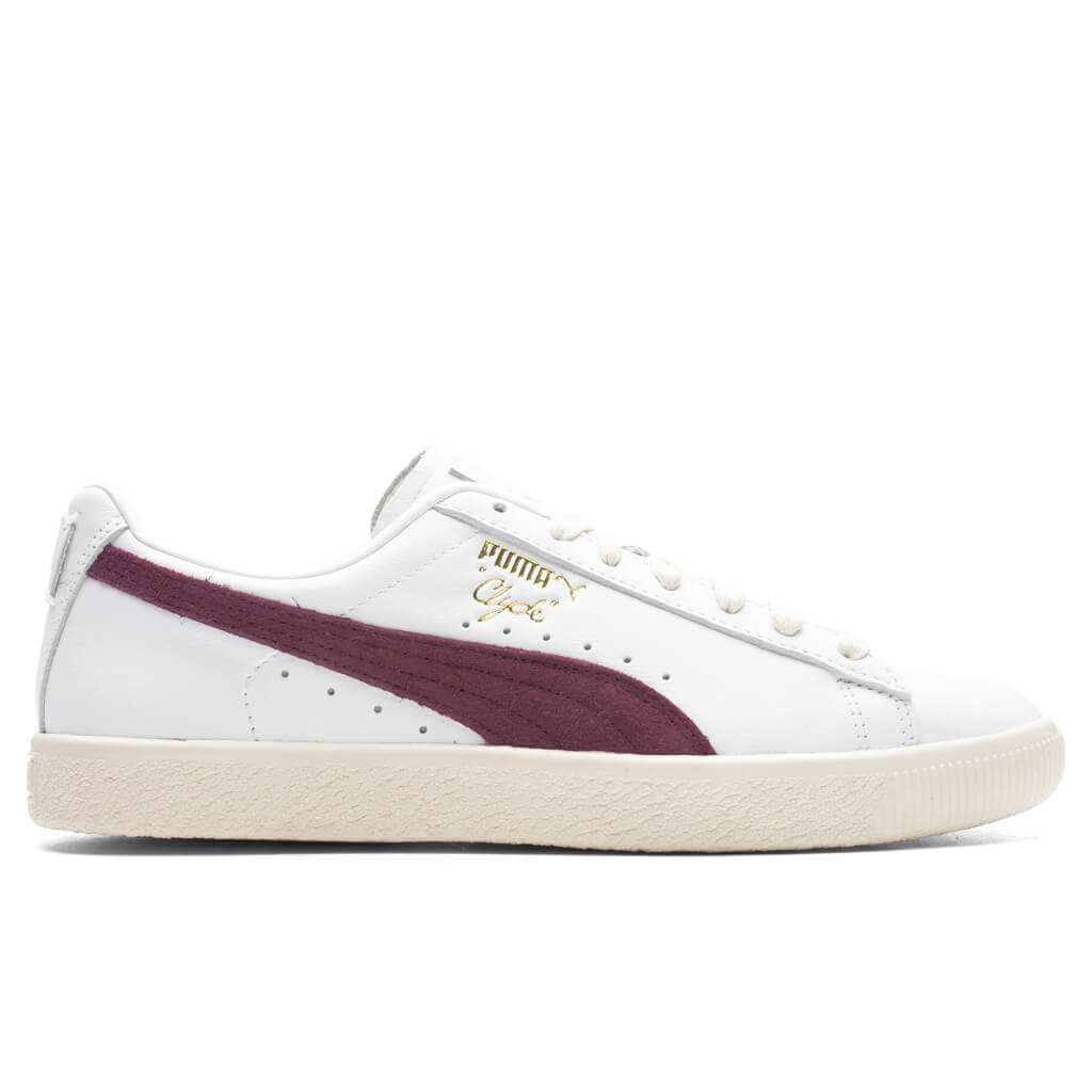 Clyde Base - White/Wood Violet/Team Gold