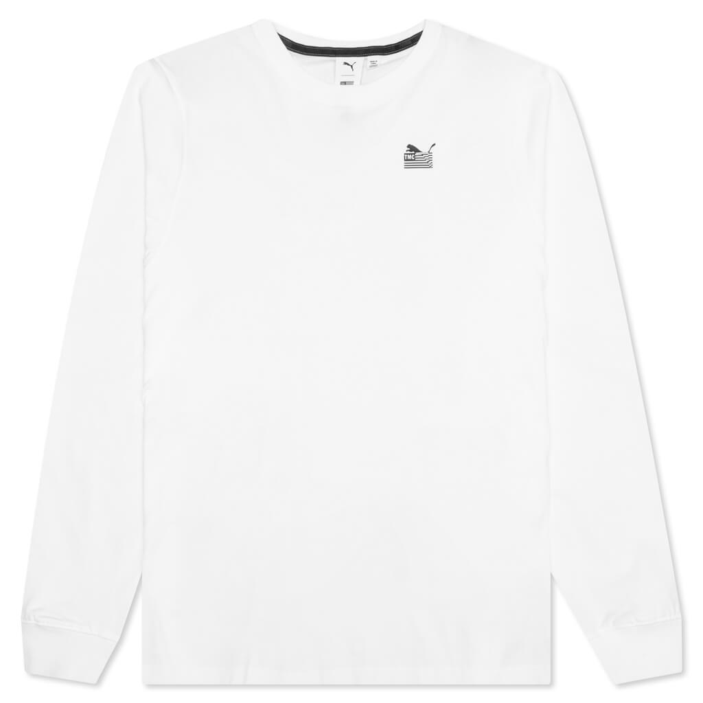 Every Day Hussle L/S Tee - White
