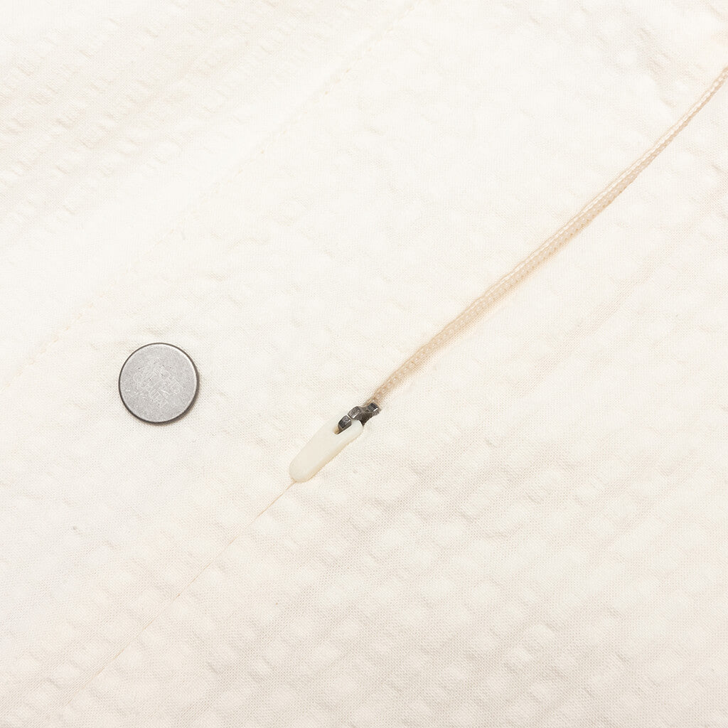 MMQ Seersucker Jacket - White