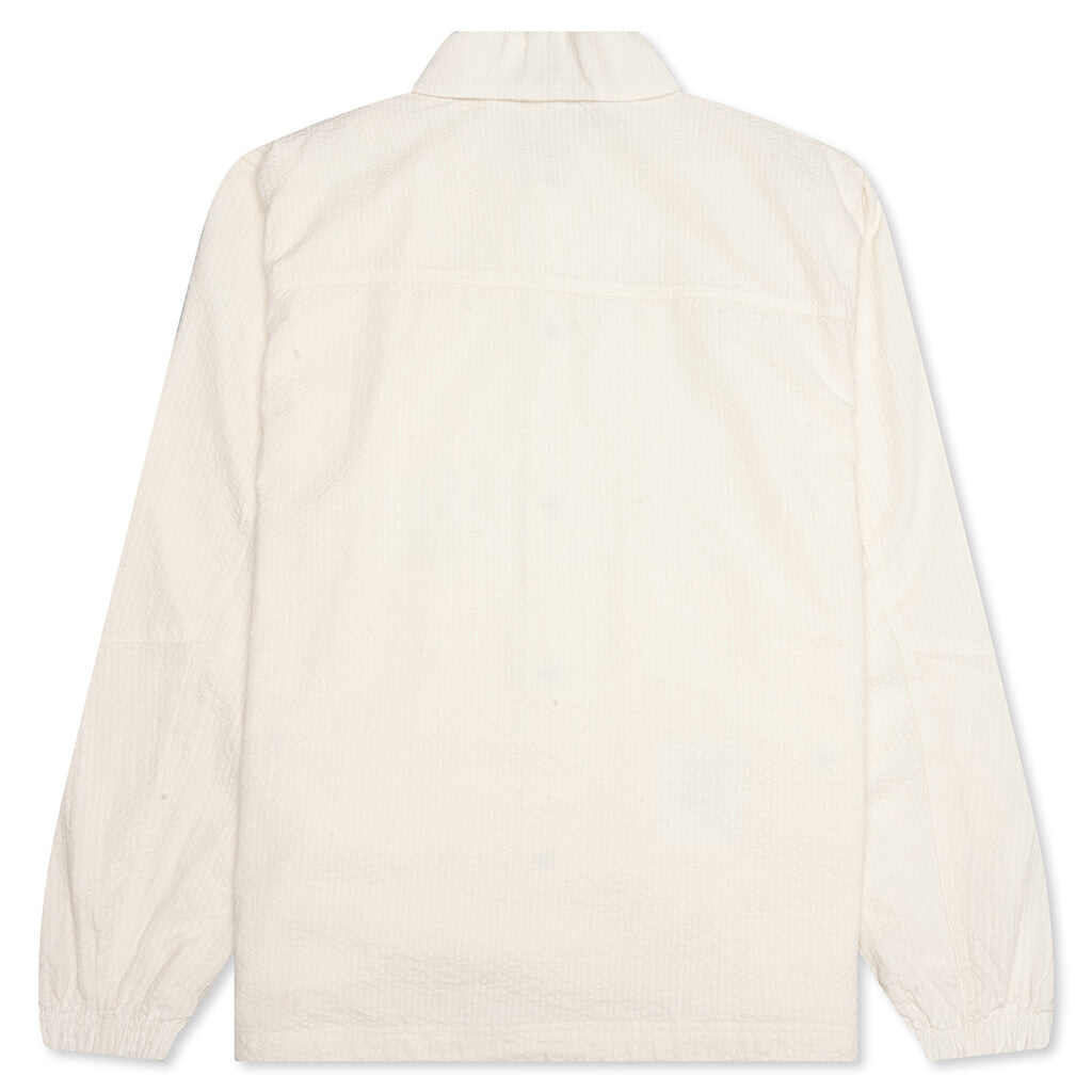 MMQ Seersucker Jacket - White