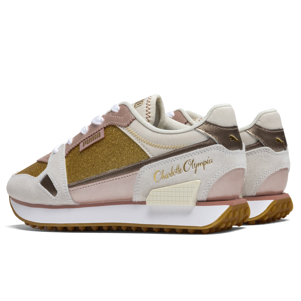 Puma x Charlotte Olympia Women's Mile Rider  - White/Misty Rose
