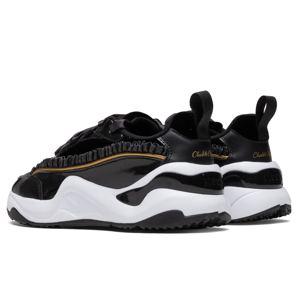Puma x Charlotte Olympia Women's Rise Nu Trainers - Black
