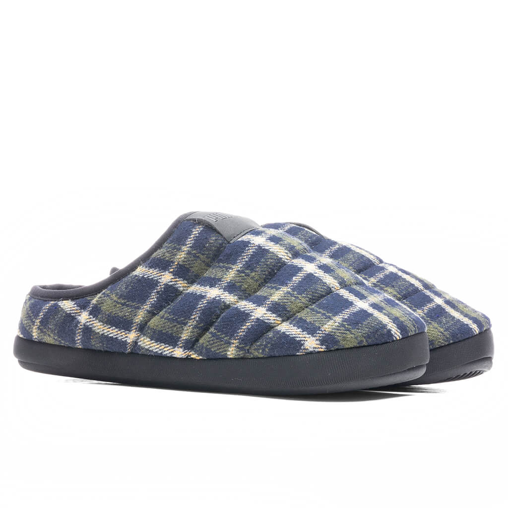 Scuff Flannel Slippers - Green