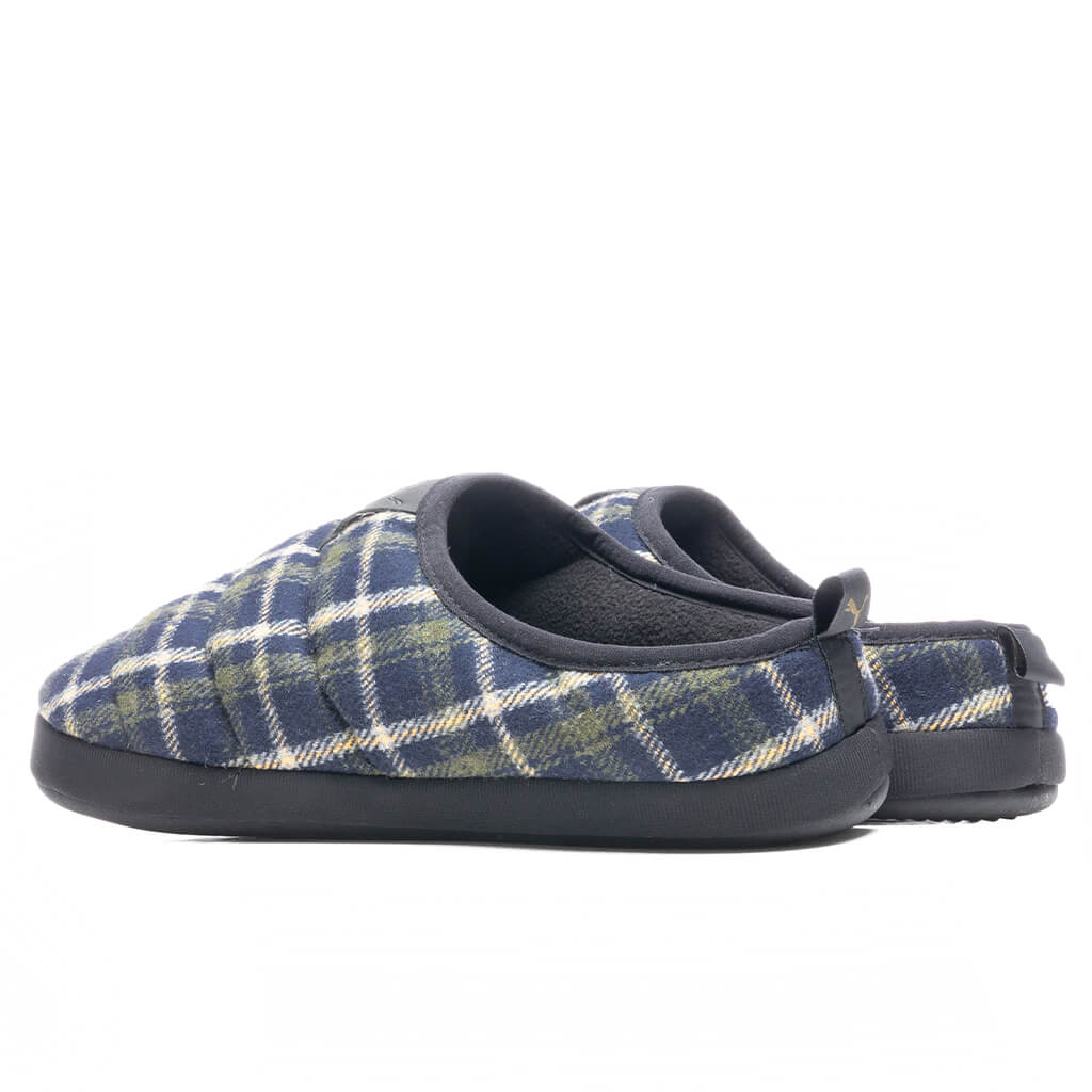 Scuff Flannel Slippers - Green