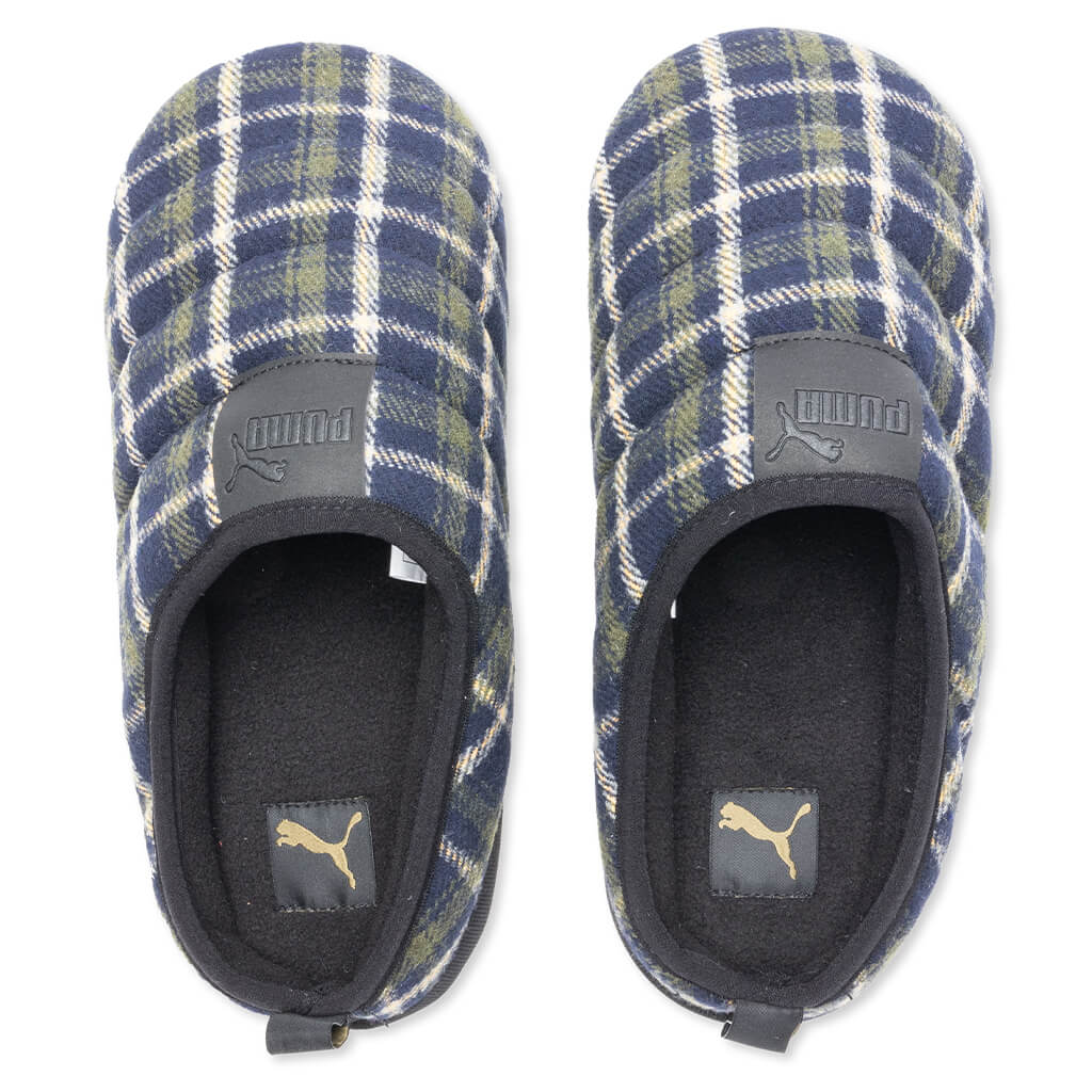 Scuff Flannel Slippers - Green